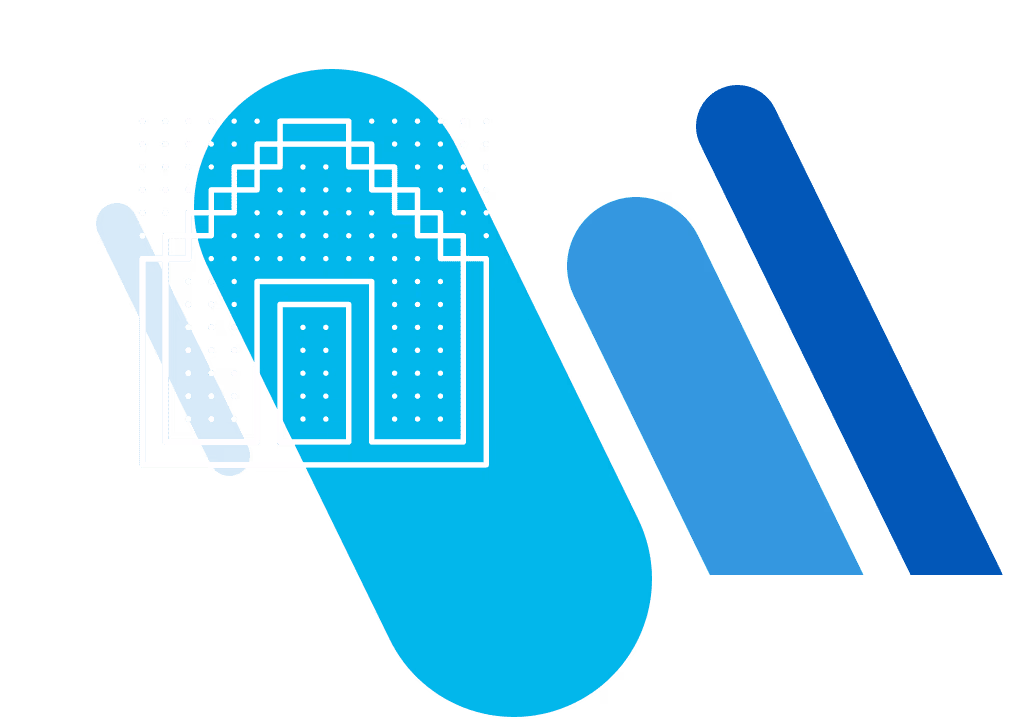 Nahaufnahme eines Favicons, das wie ein Haus aussieht